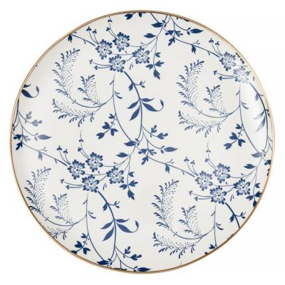 Fiore Blue Charger 12"